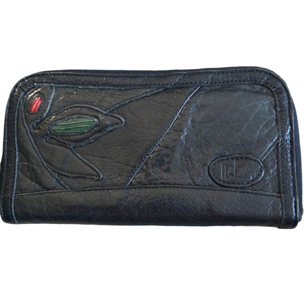 IBIZA Long Leather Full-Zip Wallet